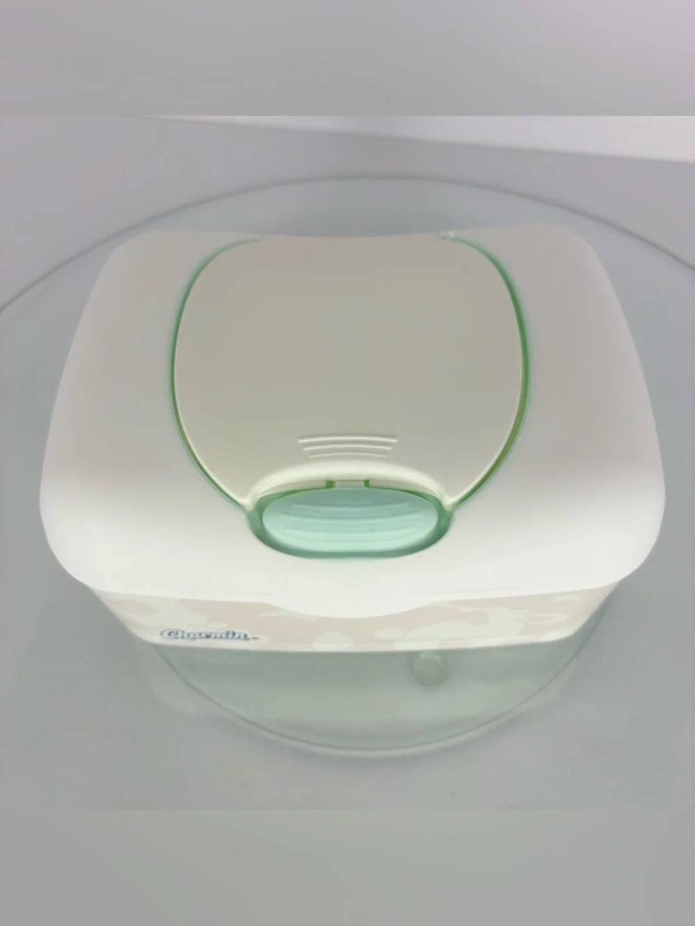 Charmin Freshmates Wipes Dispenser Pop Up Bathroom Holder White Tan Green
